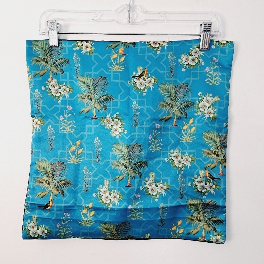 India‎ Circus by Krsnaa Menta Set Of 2 Satin Almond Blossom Garden Pillow Sham